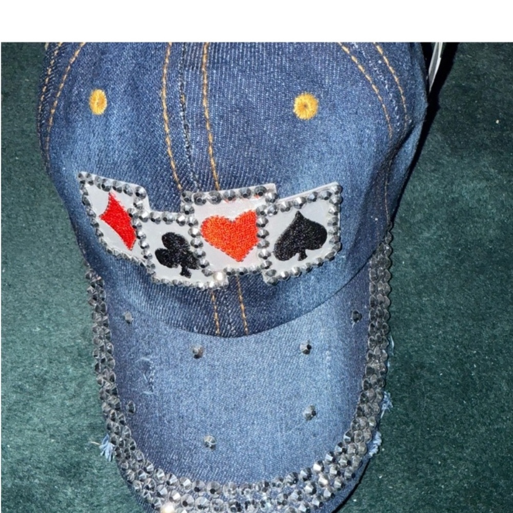 2 Las Vegas Rhinestones Hats Glitz for your girls trip. Have fun get noticed. - Picture 3 of 4